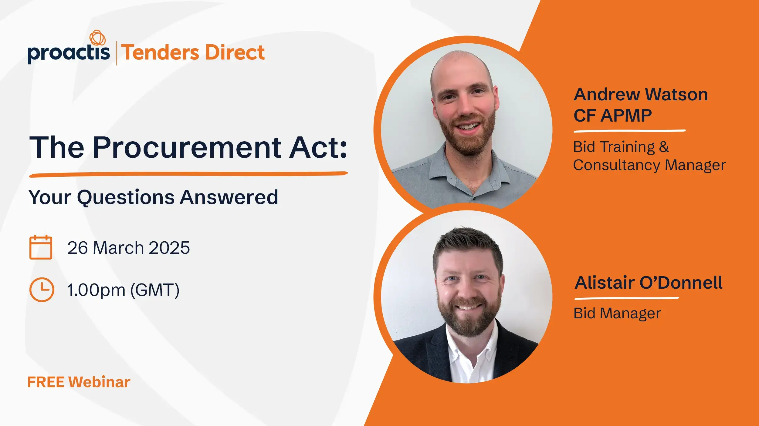 Have your Procurement Act questions answered by our experts.